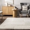 Nuloom Dorene Contemporary High-Low Striped Wool Area Rug 6ft x 9ft VEOC01A-609 - alternate 5
